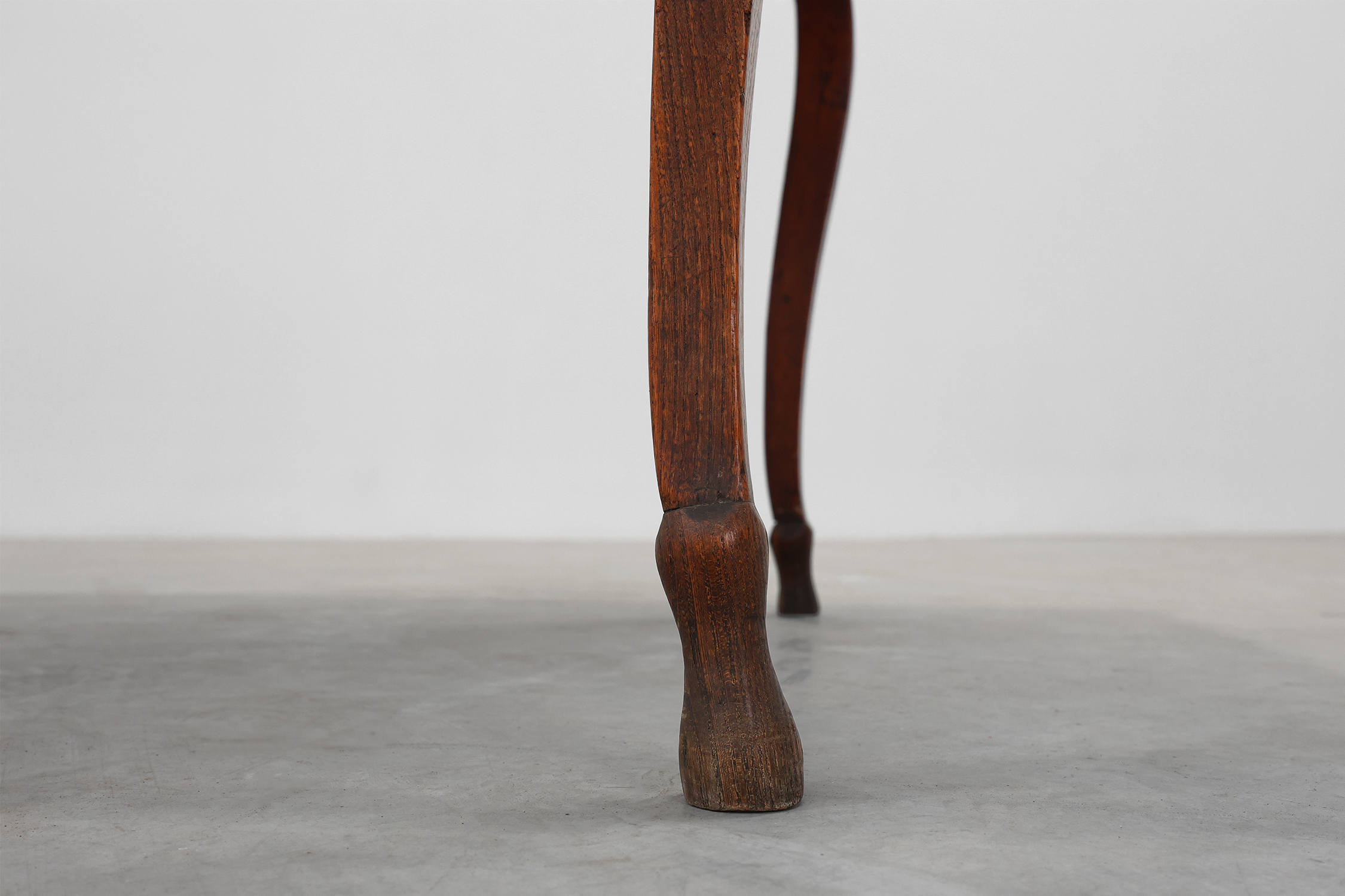 French Provincial Oak Table with Two Drawers, France, 19th Centurythumbnail